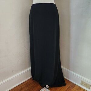 AFTER Six Long Black Special Occasion A-Line Skirt Dressy Formal Evening Wear 12